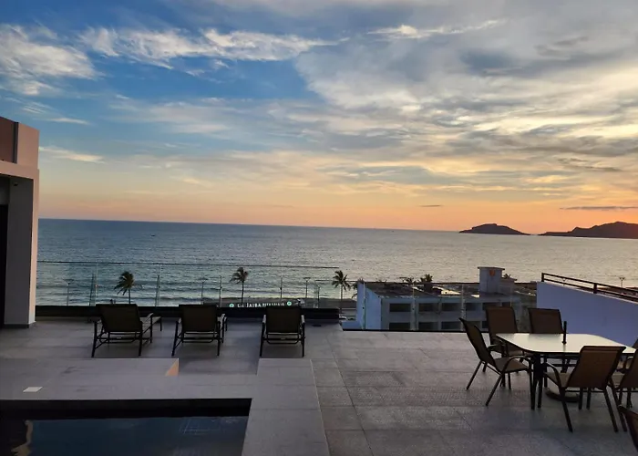 Apartamento Torre Q Mazatlán - Departamento cerca del malecón de Mazatlán